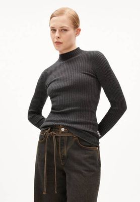 ALAANIA KNIT SWEATER | steel melange