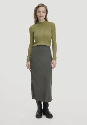 Rock Midi Regular aus reiner LENZING™ ECOVERO™ Viskose