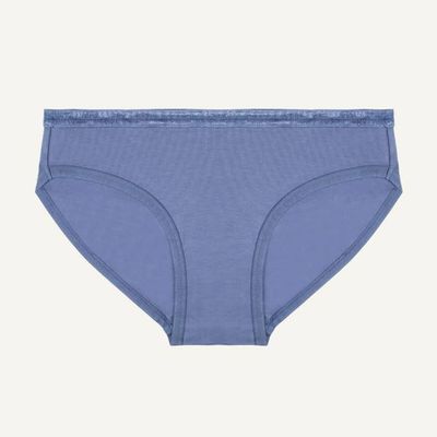 Organic Cotton Low-Rise Brief in Gale