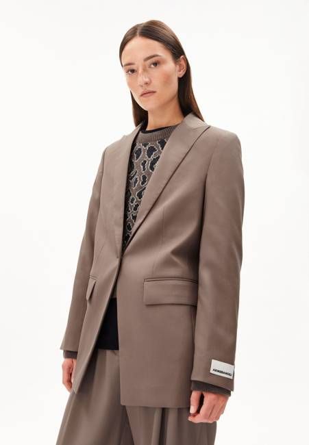 MIKULAA BLAZER | walnut cream