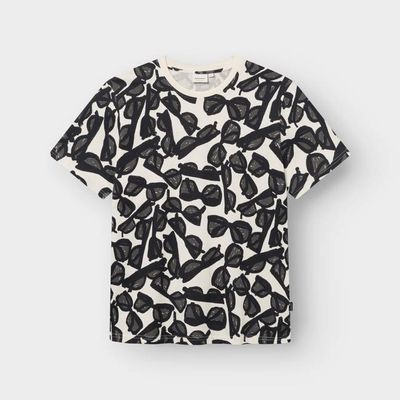 DEDICATED - T-shirt Stockholm Shades Egg White