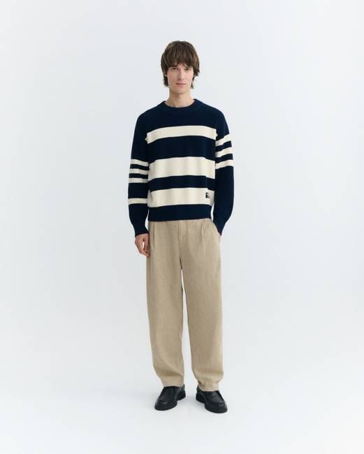 Organic cotton striped sweater Santos