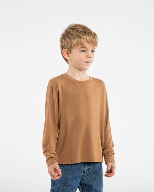 Modal Longsleeve light brown