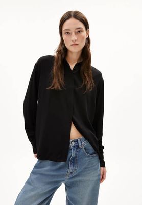LARISAANA LONGSLEEVE BLOUSE | black
