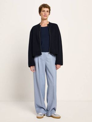 Cardigan with zipper (GOTS)