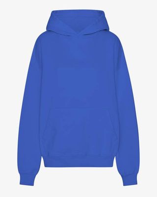 Organic Oversized Hood - Sapphire Blue