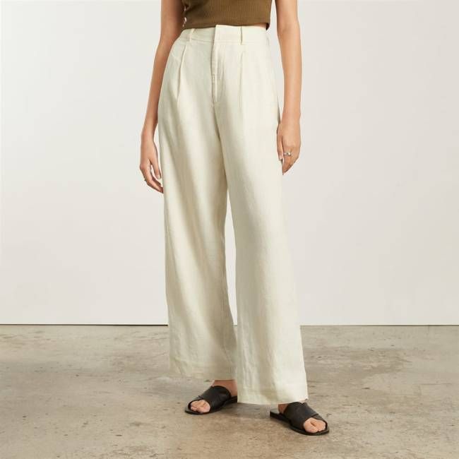 The Linen Way-High® Drape Pant  | Canvas