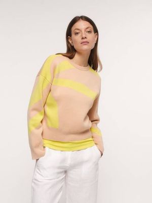 Jacquard sweater (GOTS)