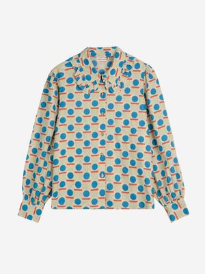 Bobo Choses Geometric Pattern Collar Shirt