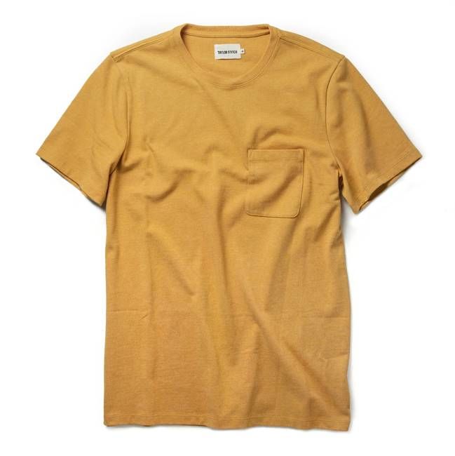 The Heavy Bag Tee in Saffron