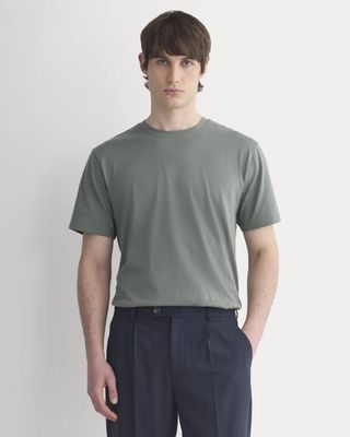Archive Standard-Fit Cotton Crew | Agave Green