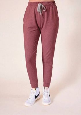 Agnes Organic Cotton + Tencel™ Jogger Pant - Burnt Rose