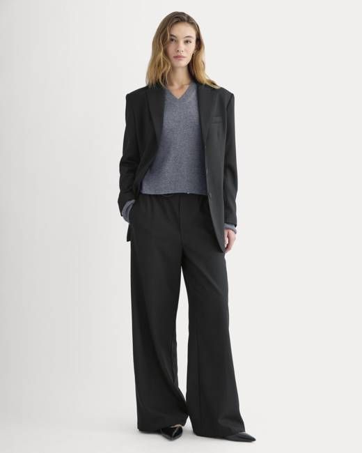 The Pull-On Trouser in Tailor Twill | Black