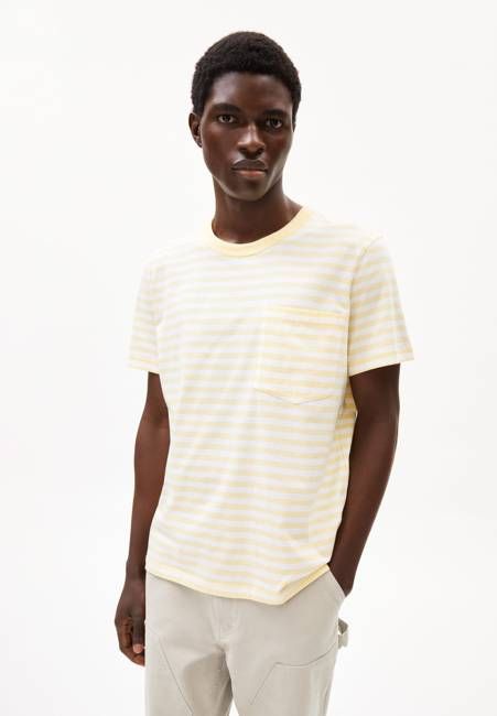 MAARKOS POCKET STRIPES| early yellow-broken white