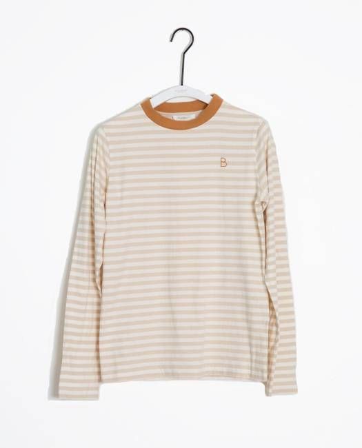 Shoba Organic Cotton Top In Off White, Bone & Sun