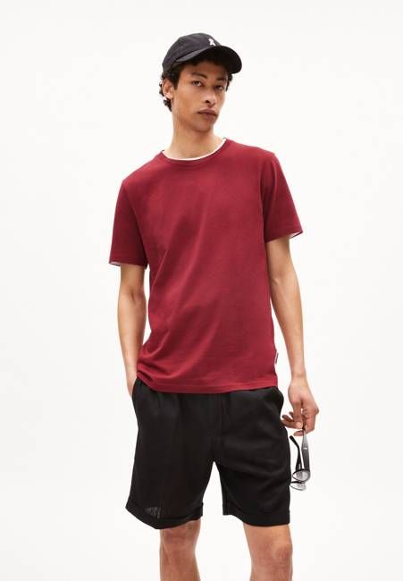 JAAMES T-SHIRT | dark crimson