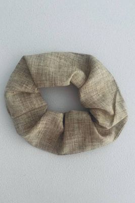 Scrunchie in Yellow Linen