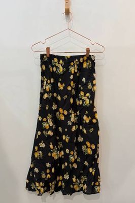 Sample Sale Donna Skirt in Lemons (Black)