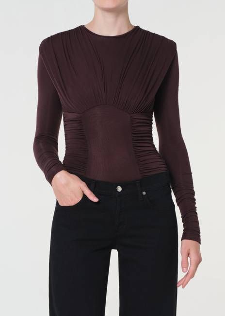 Abbi Bodysuit in Root