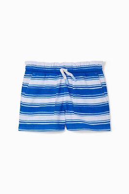 Drawstring Stripe Short