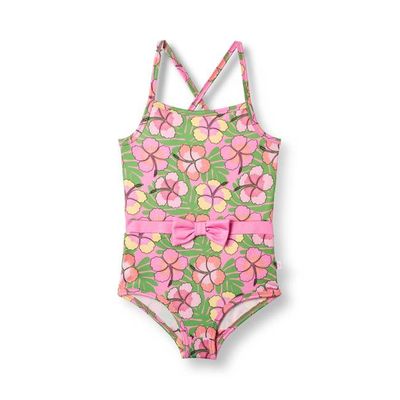 UV50 swimsuit with flowers