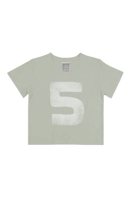 "5" Cropped Lorel Tee