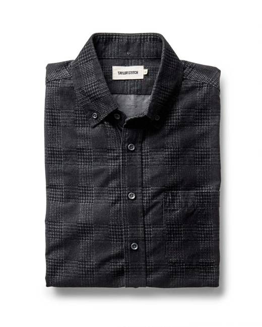 The Jack in Heather Coal Check Pincord