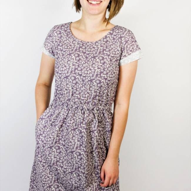 Bio Kleid Somrig Feldblumen braun - kaufen