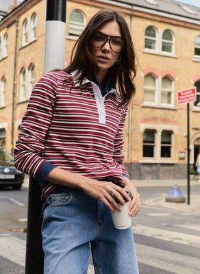 Esra Organic Cotton Polo Top