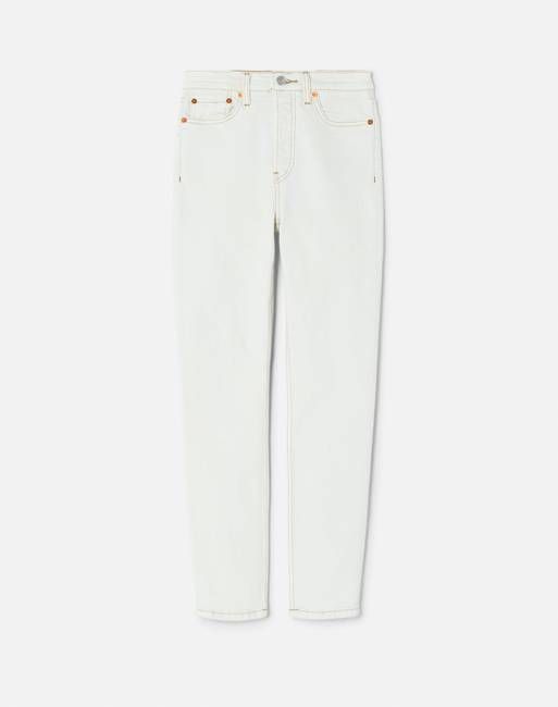 Comfort Stretch High Rise Ankle Crop - Bleach Like