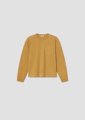 Lucan Long Sleeve Tee in Ochre