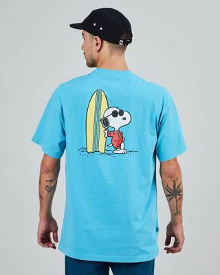 Peanuts Cowabunga Surf Oversize T-Shirt Blue