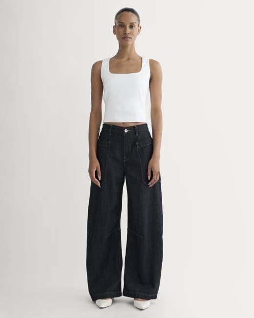 The Gardener Pull-On Jean | Dark Indigo