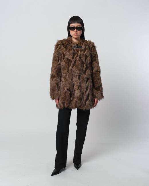 Sample Petra Patchwork Coat