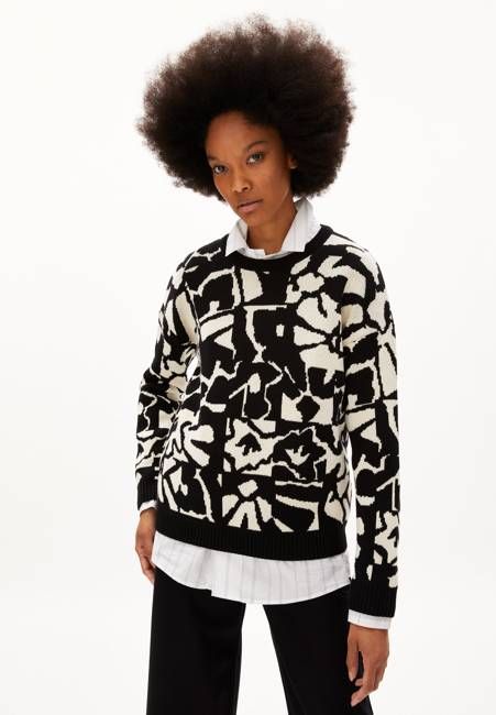 OLESSYAA AQUA FLORAL | black-oatmilk