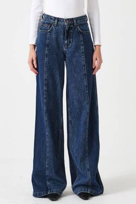 Bay Wide Leg Jean Two Tone in Phoenix
