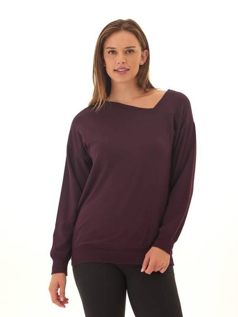 Merida Feather Fleece Asymmetrical Tunic