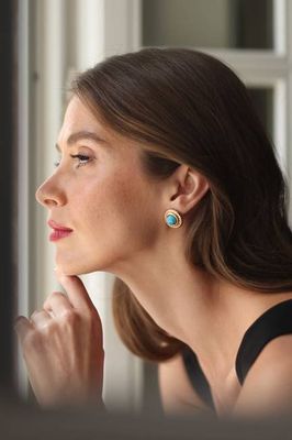 December Birthstone Earrings - Turquoise