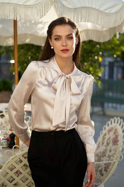 Lena Silk Blouse