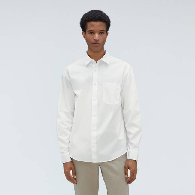 The Relaxed Poplin Shirt | White