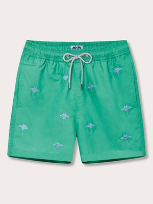 Men's Manta Migration Embroidered Staniel Swim Shorts