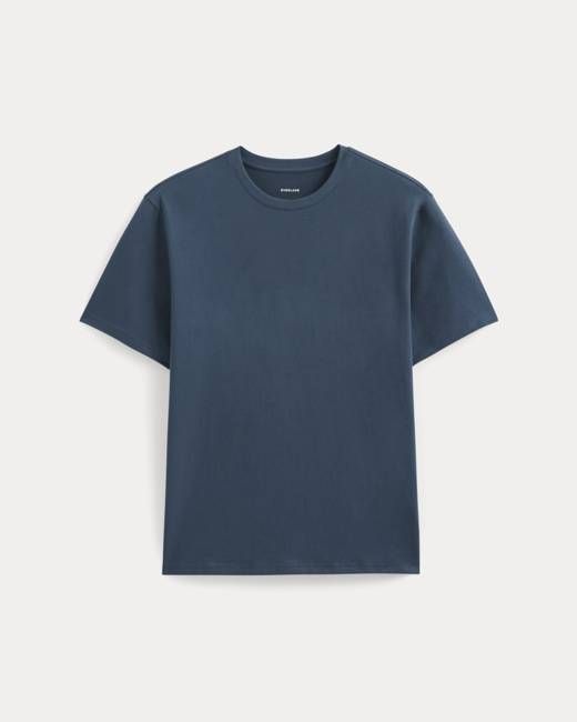 Archive Standard-Fit Cotton Crew | Midnight Navy