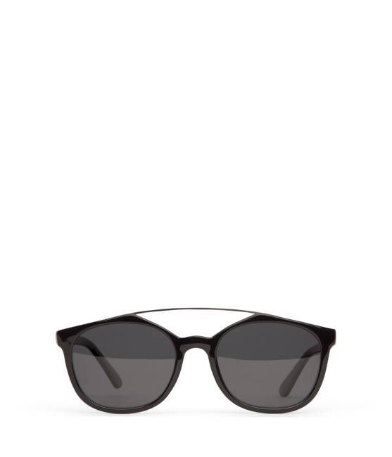 NESSON Black Aviator Sunglasses