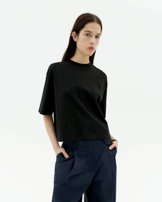 Black oversize Lena t-shirt