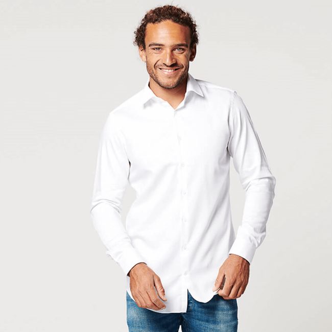 Shirt - Circular White - Regular Fit