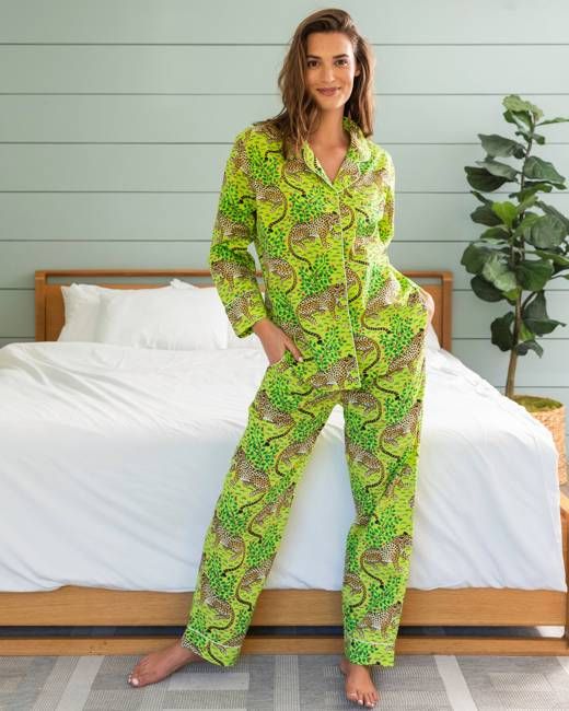 Bagheera - Long PJ Set - Green Apple