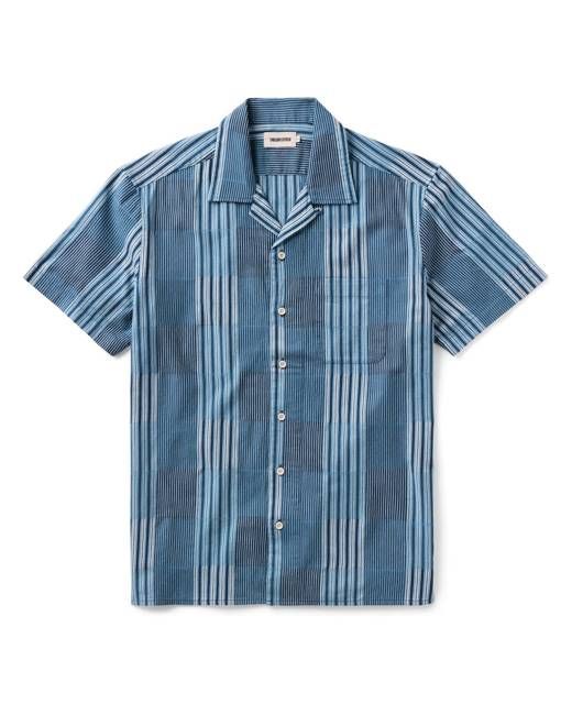 The Hawthorne Shirt in Indigo Patchwork