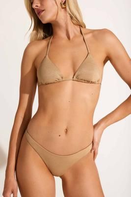 Gia Triangle Top - Golden Glow Metallic