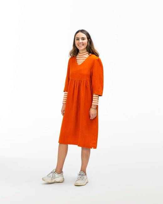 Elegant Midi Dress squash