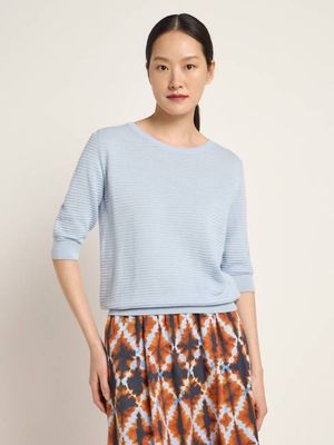 short-sleeved sweater (GOTS)